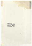 Berenice Abbott Signed Photo Mat of Her Portrait of Jane Heap -- Measures 16'' x 20''